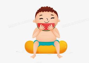 男生夏天吃瓜拍照,男生吃瓜拍照，定格清凉瞬间